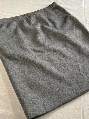 Womens Cynthia Rowley Gray Stretch Pencil Office Skirt (Sz 10, 33x21)